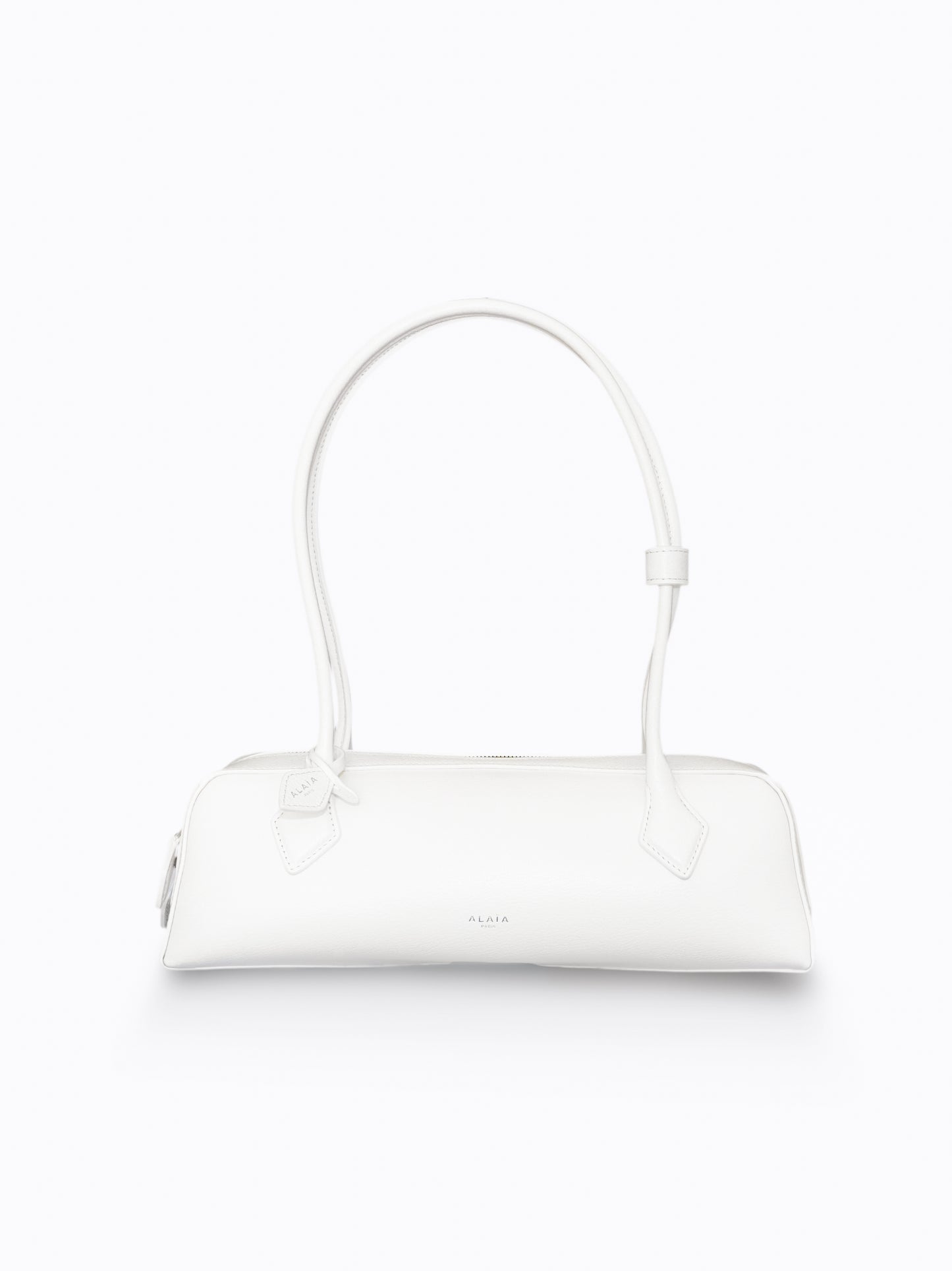 Alaïa Le Teckel Medium Shoulder Bag | White