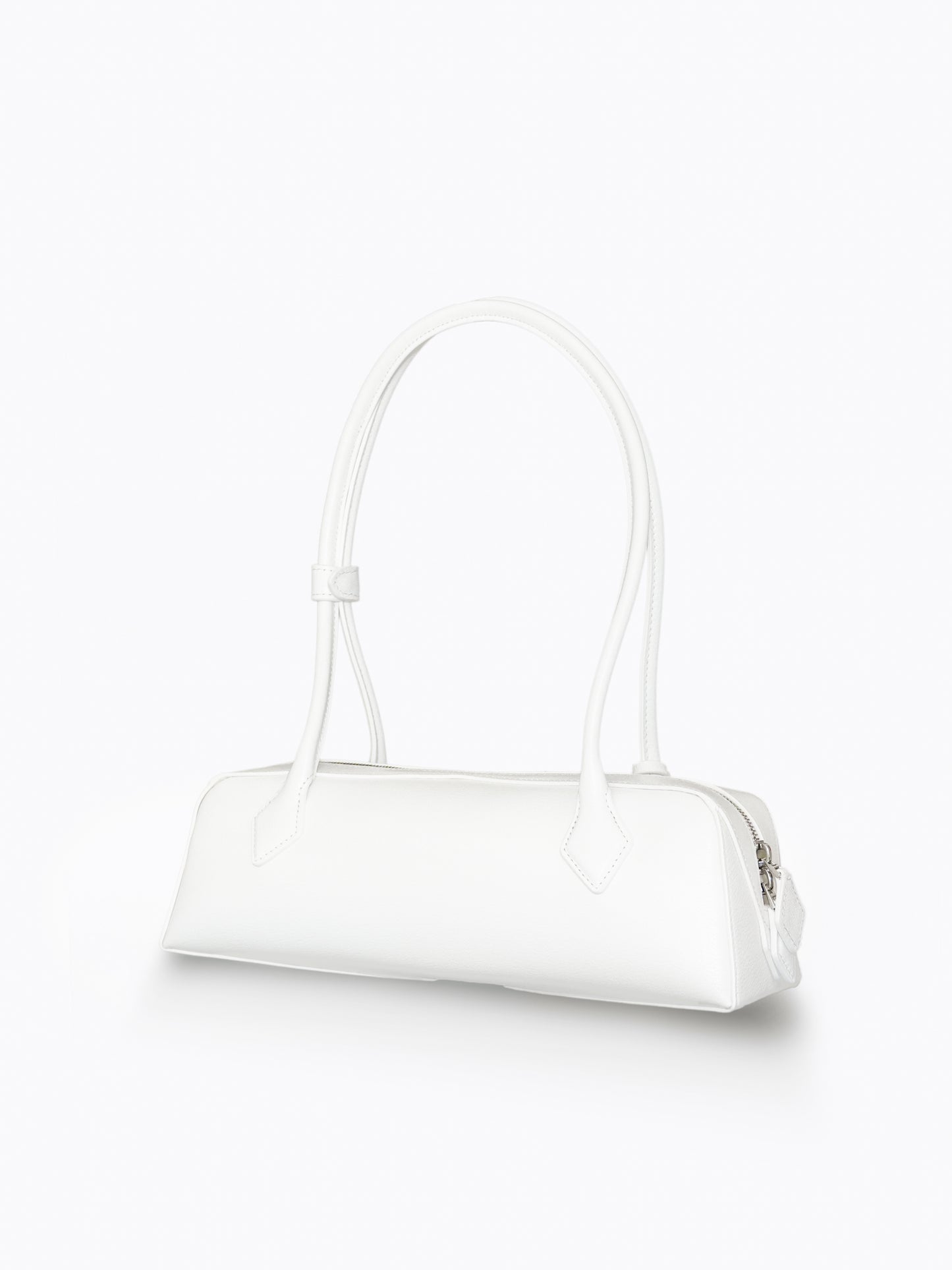 Alaïa Le Teckel Medium Shoulder Bag | White