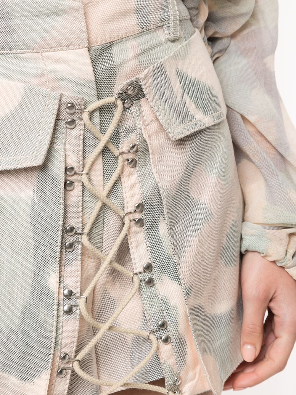 Dion Lee Ikat Camo Pocket Shorts