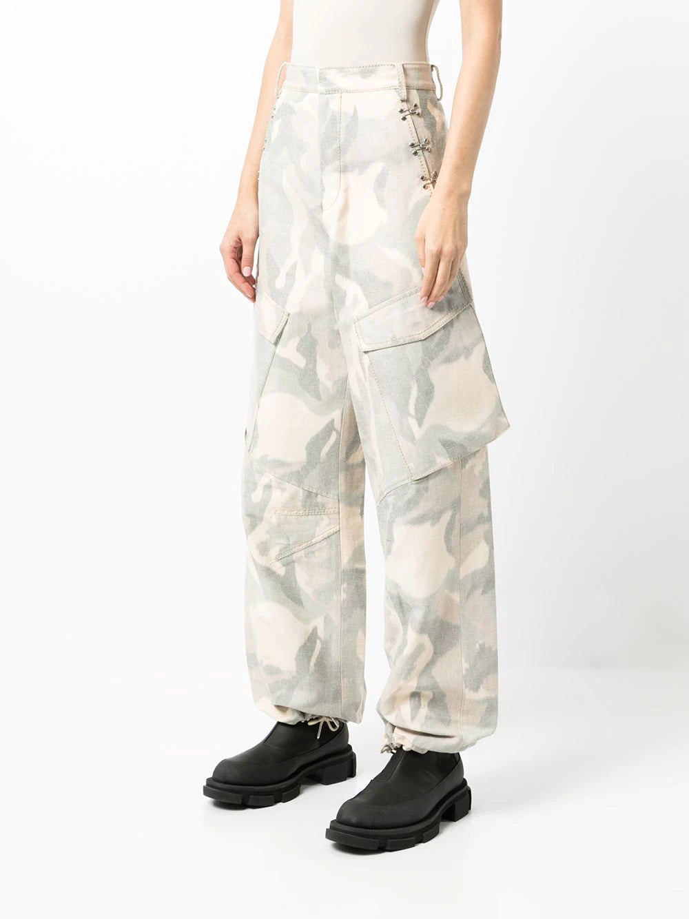Dion Lee Ikat Camo Cargo Trousers