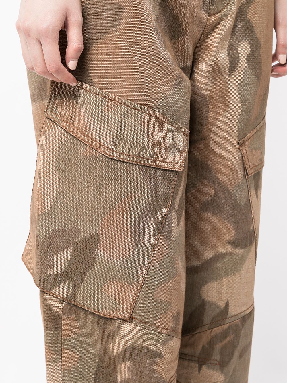Dion Lee Ikat Camo Cargo Trousers