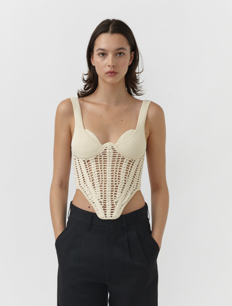 Dion Lee Crochet Corset