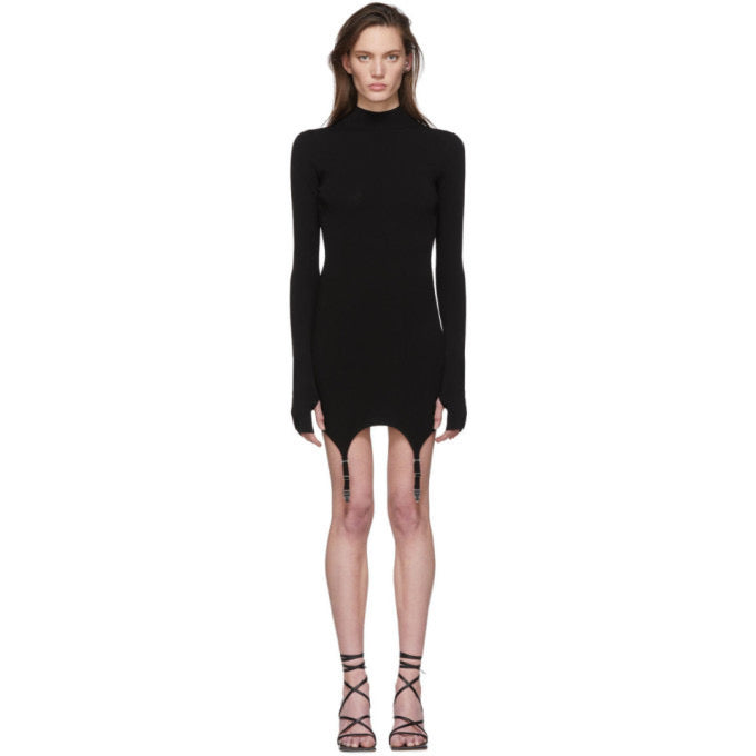 Dion Lee Garter Mini Dress Black