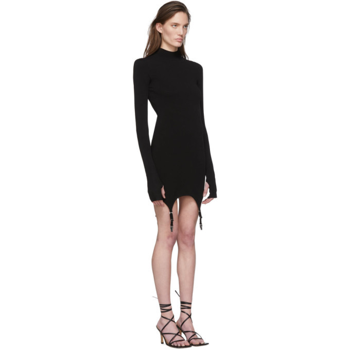 Dion Lee Garter Mini Dress Black