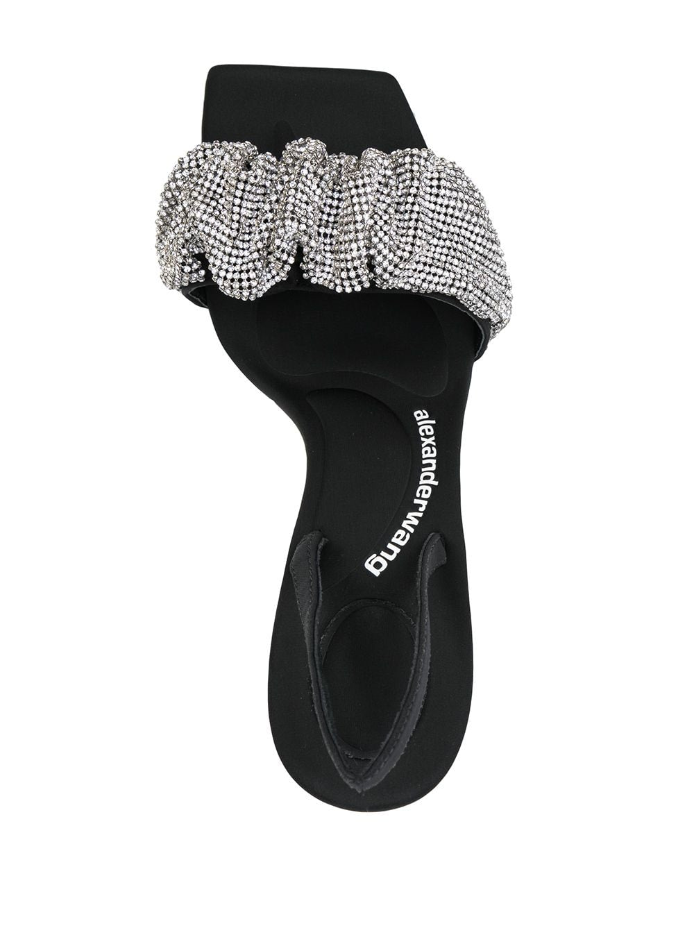 Alexander Wang Julie Crystal Scrunchie Heels