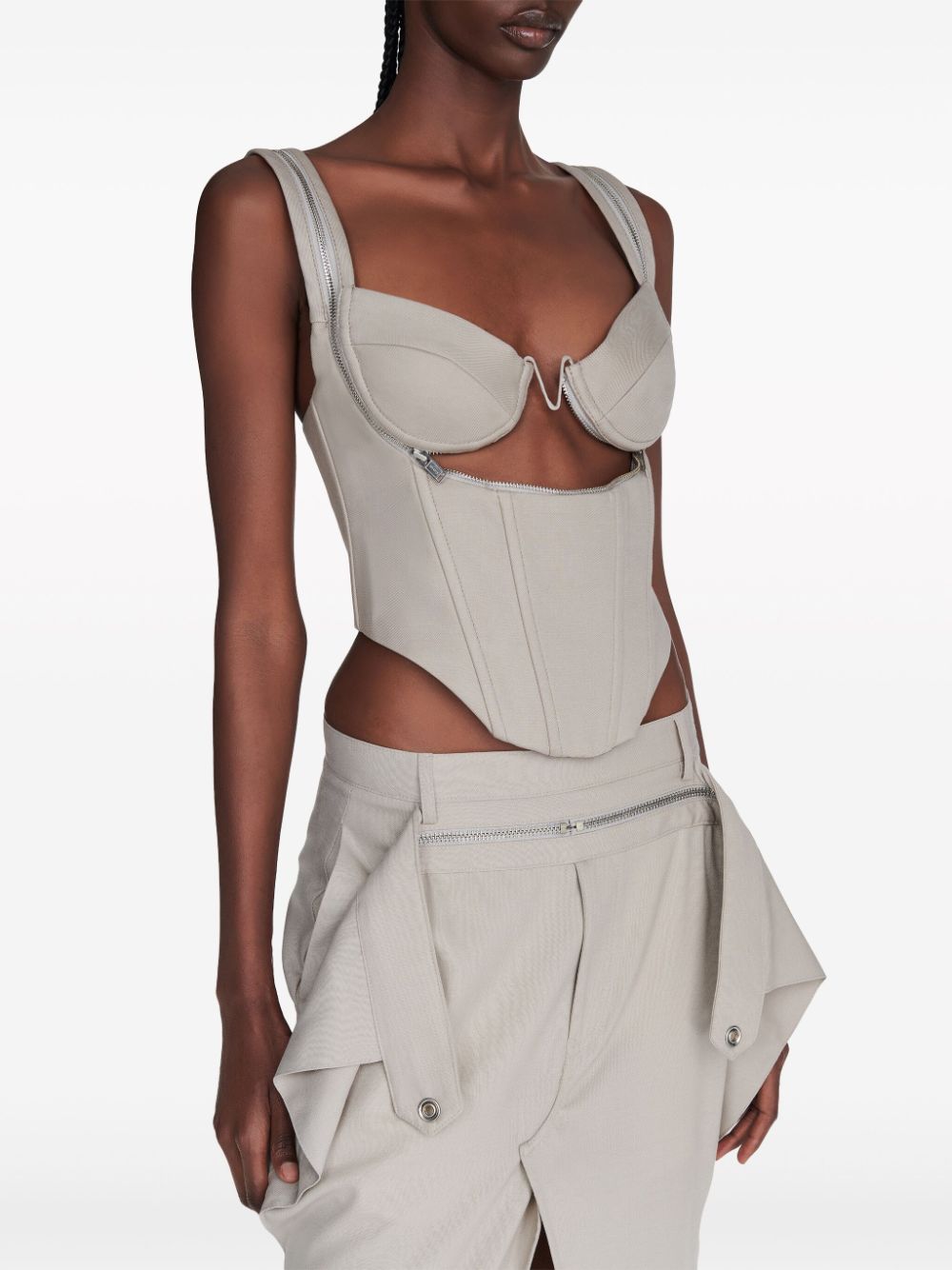 Dion Lee Zip Underwire Corset