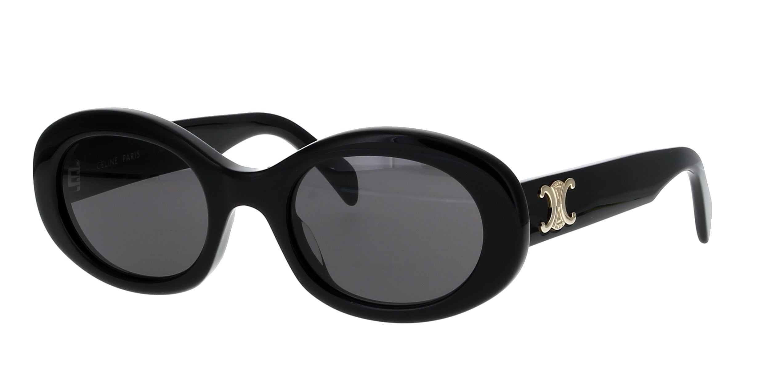 バズる ★ (W) Celine Triomphe 01 Sunglasses in Acetate Black CELINE TRIOMPHE 01 SUNGLASSES IN ACETATE BLACK – ProjectMirror