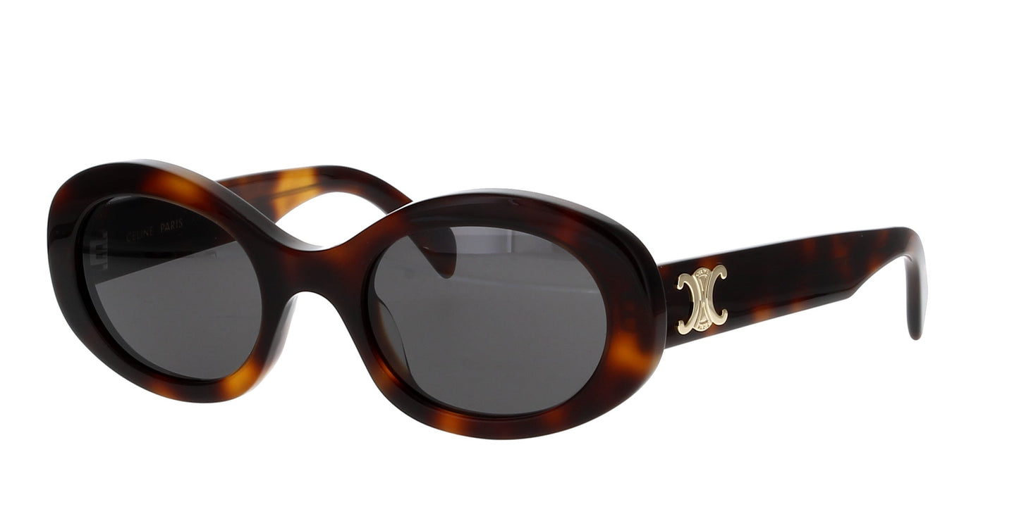 CELINE TRIOMPHE 01 SUNGLASSES IN ACETATE BLONDE HAVANA