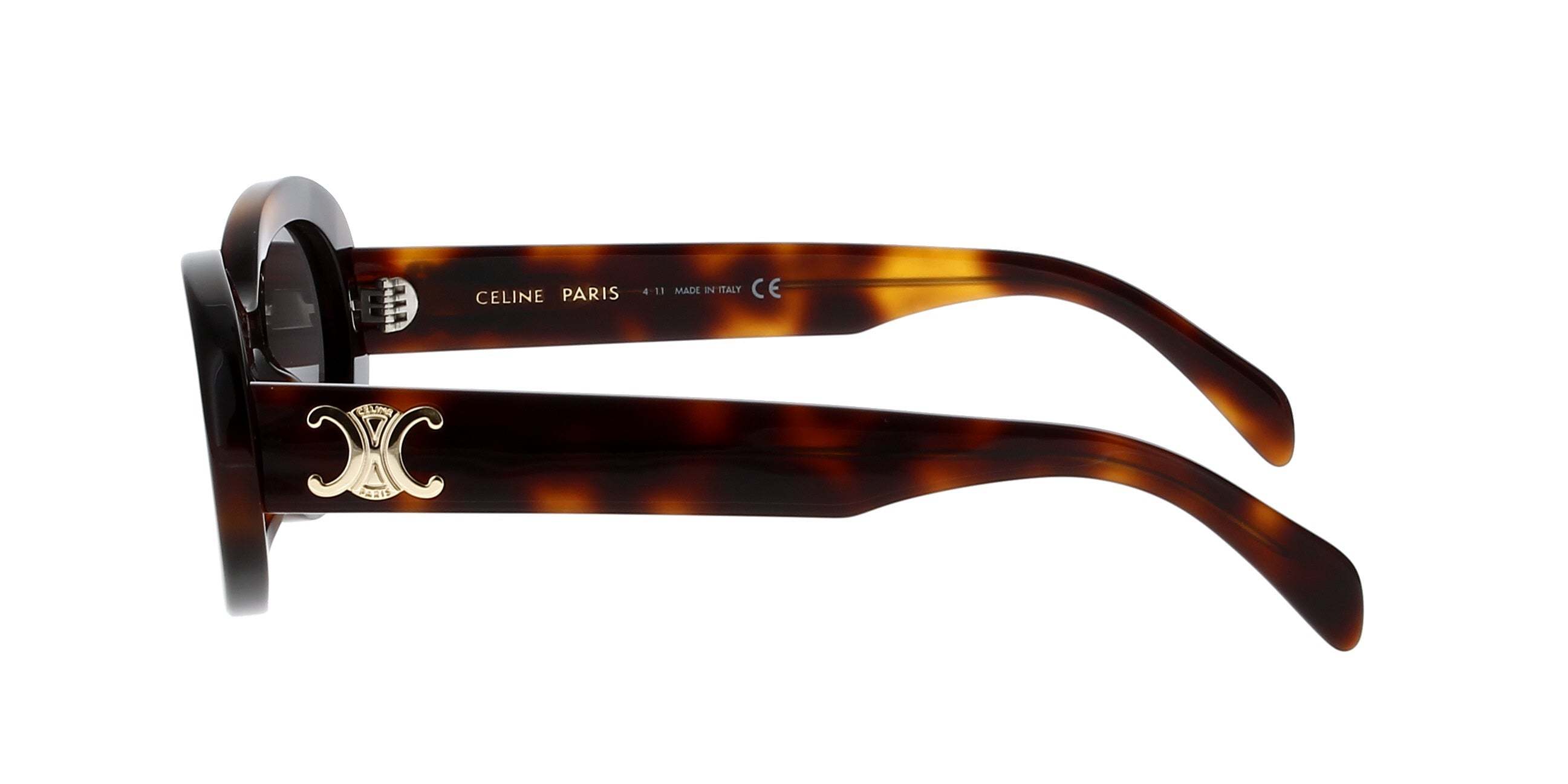 CELINE TRIOMPHE 01 SUNGLASSES IN ACETATE BLONDE HAVANA