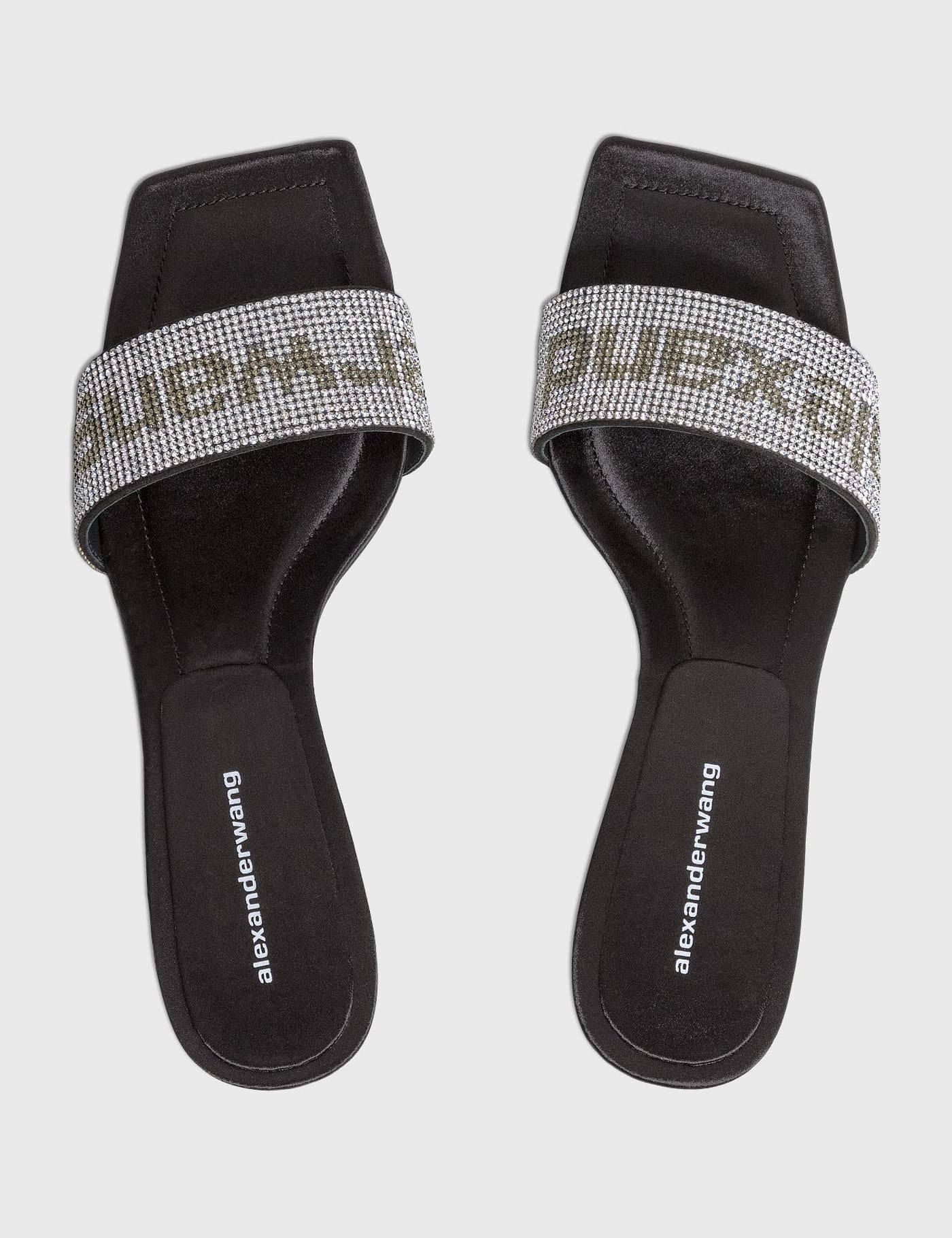 Alexander Wang Jessie Crystal Slide Sandal