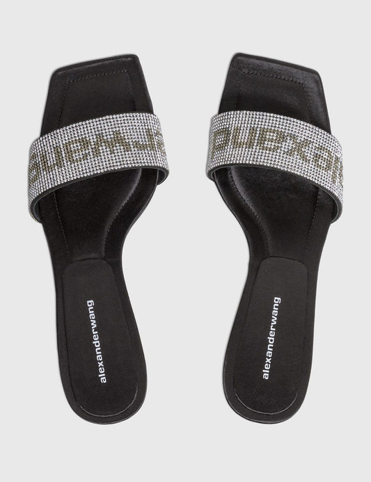 Alexander Wang Jessie Crystal Slide Sandal