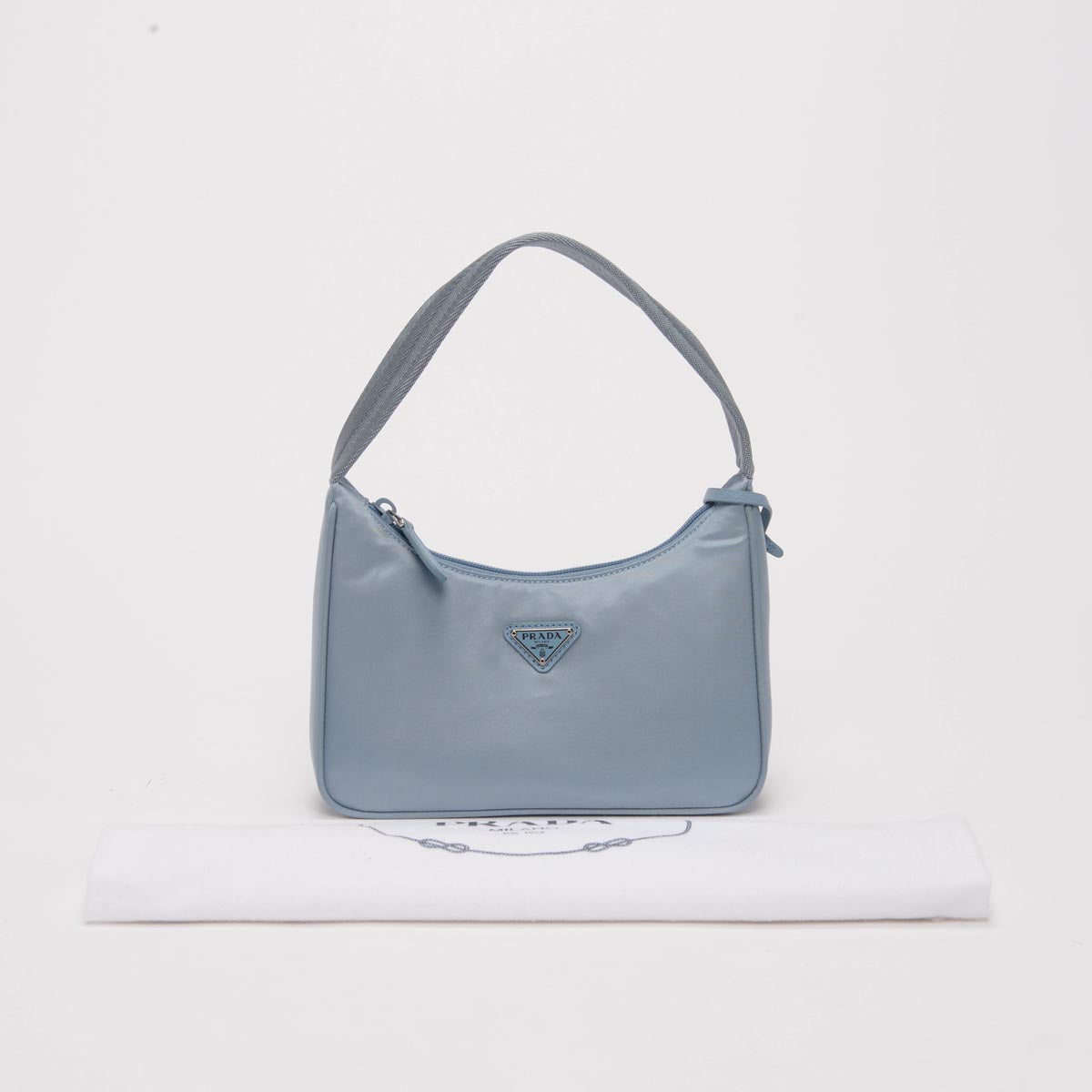 Prada Celeste Re-Nylon Re-Edition 2000 Mini Bag