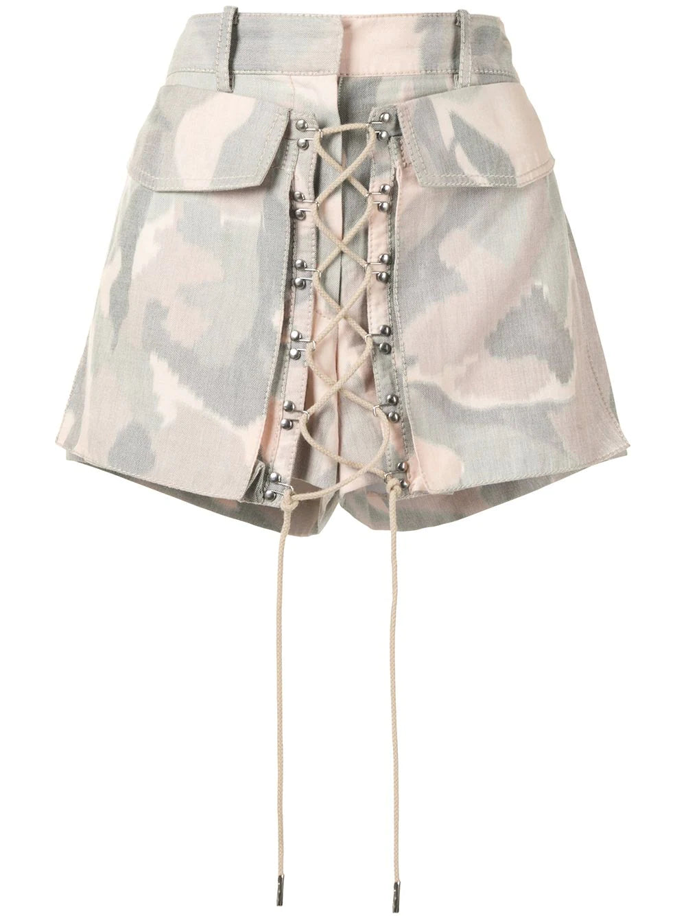 Dion Lee Ikat Camo Pocket Shorts