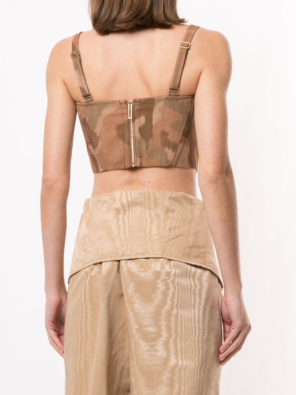 Dion Lee Ikat Camo Corset