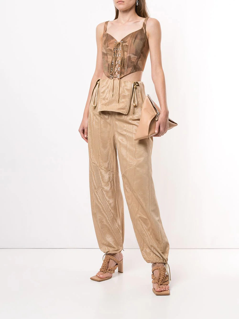 Dion Lee Ikat Camo Corset