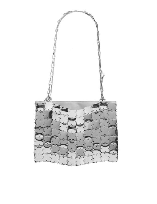 Paco Rabanne 1969 Square Bag in Sliver