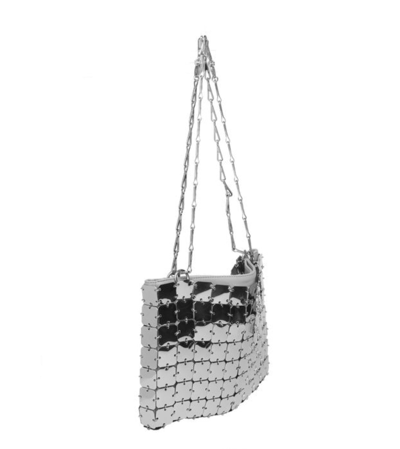 Paco Rabanne 1969 Square Bag in Sliver