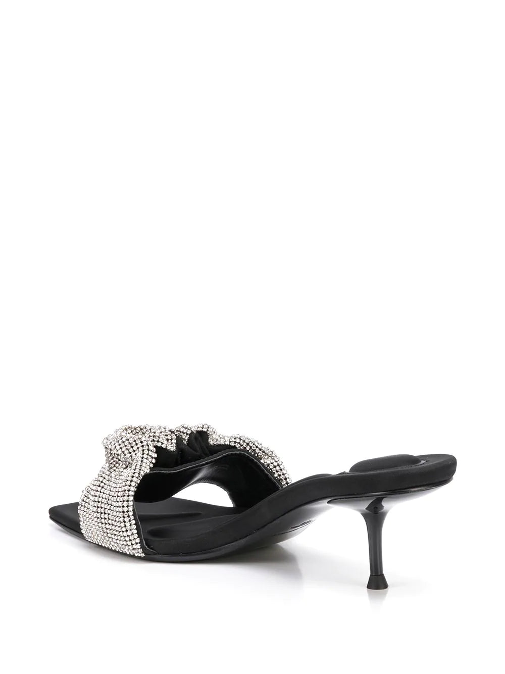 Alexander Wang Jessie Crystal Scrunchie Black/Clear